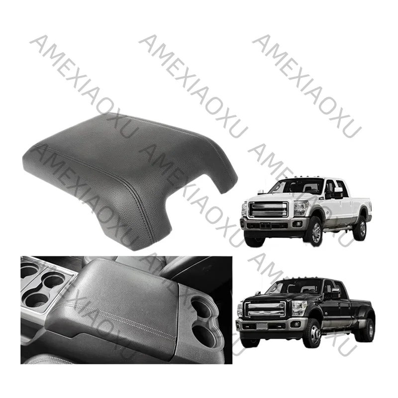 AMEXIAOXU  925-005 BC3Z2806024AA Car Center Console Lid Center Console Rest Lid For Ford F250 F350 2011-2016