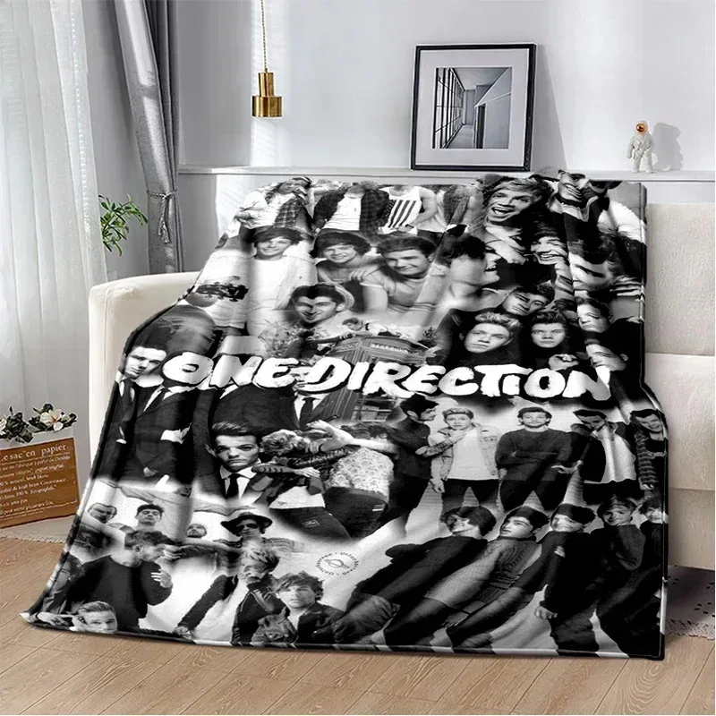 

Di-rection Rock 1D Printed Blanket Bedroom Livingroom Bed Warm Soft Comfortable AirConditioner Office Travel Thin Throw Gift