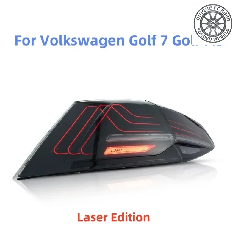 26 StyleLaser Edition Tail Lights For Volkswagen Vw Golf 7 7.5 2013-2020 Modified Smoke Black Rear Lamp With Dynamic Turn Signal