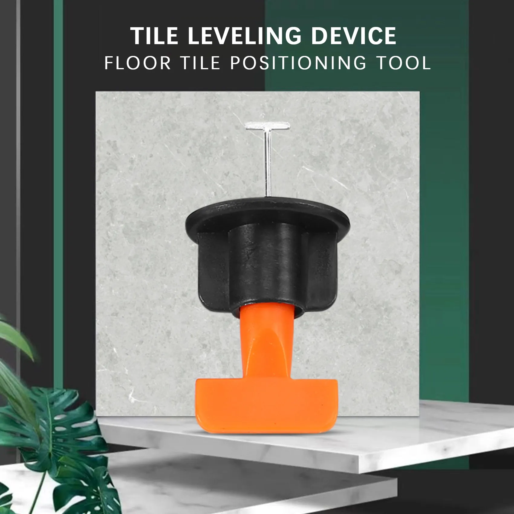 ABNH 151 Pcs Flat Ceramic Level Wedges Tile Spacers Reusable Flooring Wall Tile Leveling System Leveler Locator Spacers Plier