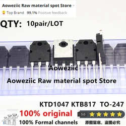 Aoweziic 2021 + 100% nowy importowany oryginalny KTD1047 KTB817 D1047 B817 2SD1047 2SB817 TO-247 tranzystor wzmacniacza mocy