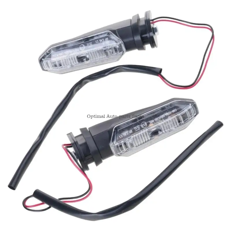  Lightweight LED Indicators Motorbike Plug Play Design High Intensity Lighting ABS Housing For CB500X Enhanced Visibility