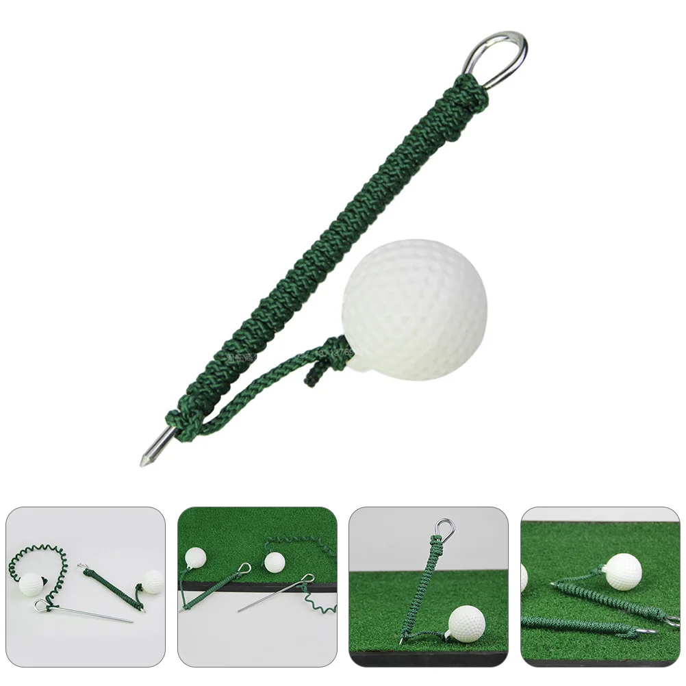 

Golf Swing Trainer Tool Rope Practice Training Fly Driving Nylon Cord Tether Skill Beginner Lover Aid Flight Shot Feeling