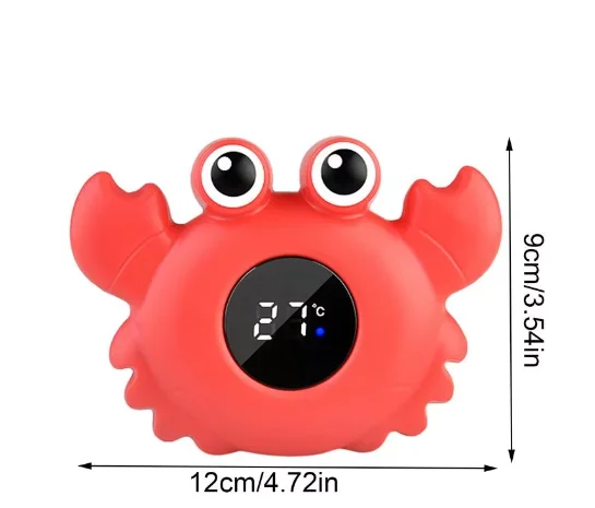 Huishoudelijke Thermometer Schattige Baby Bad Digitale Waterthermometer Krab Bad Temperatuur Meting