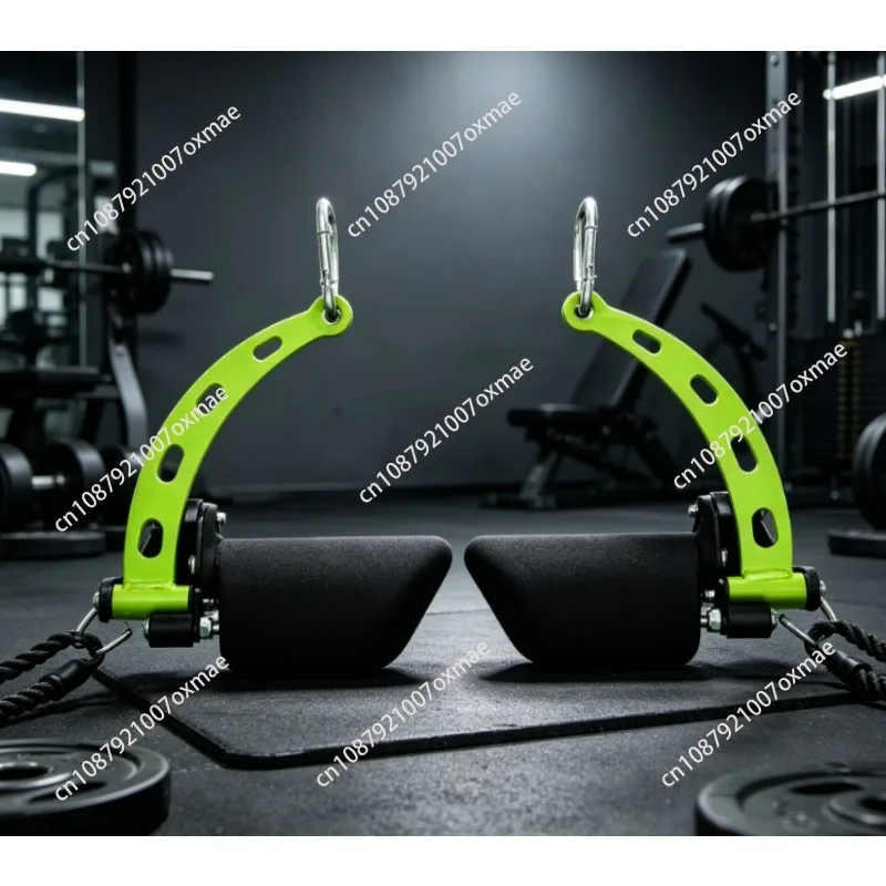 T & V Shape Lat Pulldown Handles, Back & Arm Strength Training Attachments for Home Gym Cable Row Machine