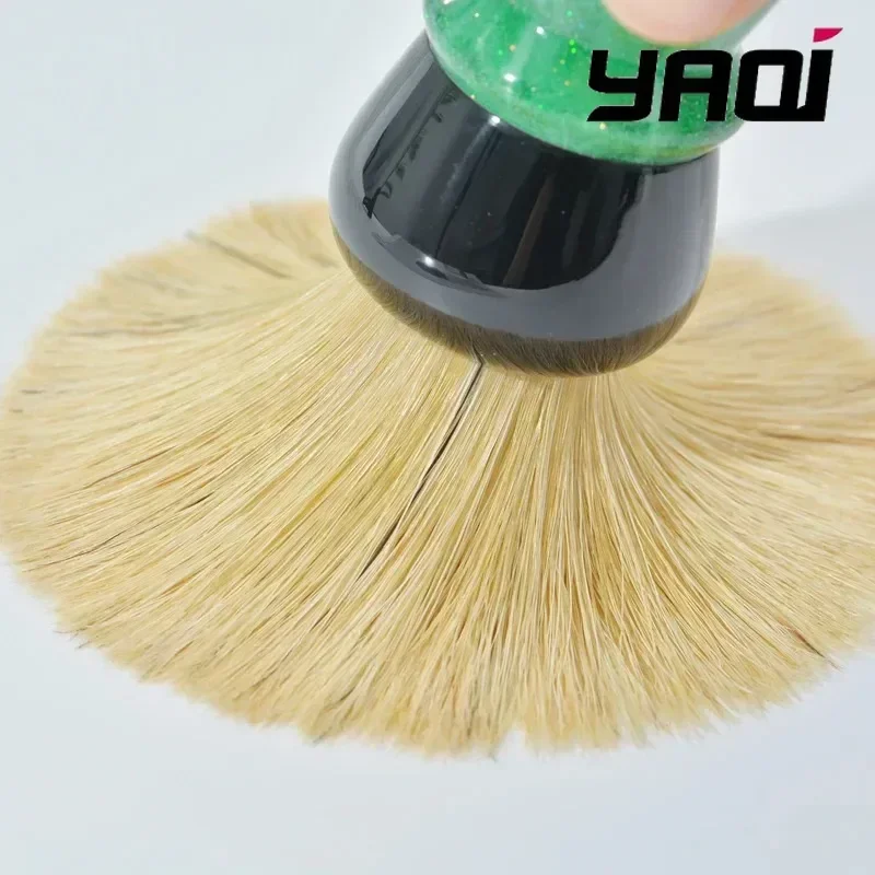 New 2026 Shave Brushes Yaqi Wet Shaving Brush YAQI Green Viper 24MM Boar Bristle Handle Wet Shaving Brush For Christmas Gift