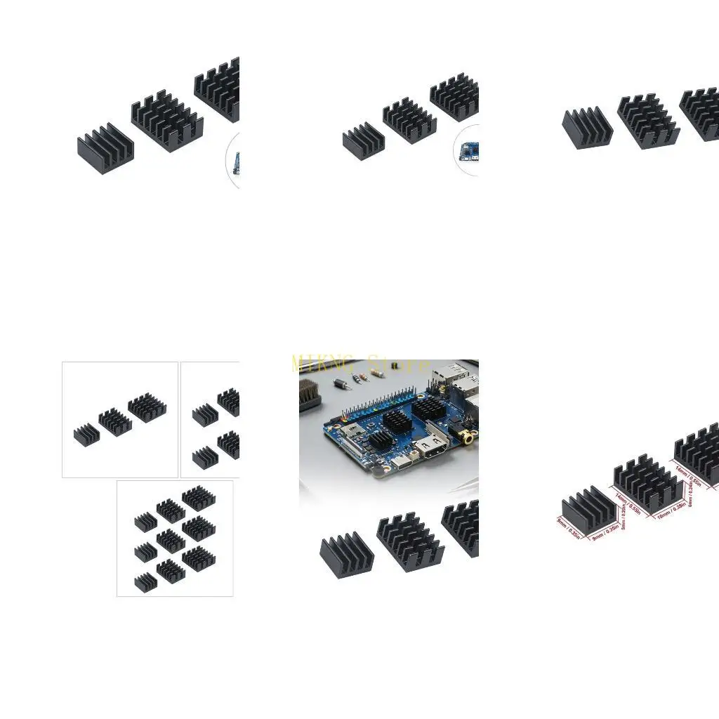Cooling Heat Sink Aluminum Heatsink Cooling Radiator For 3B Development Board Passive Cooling Module Accessories Best Sale