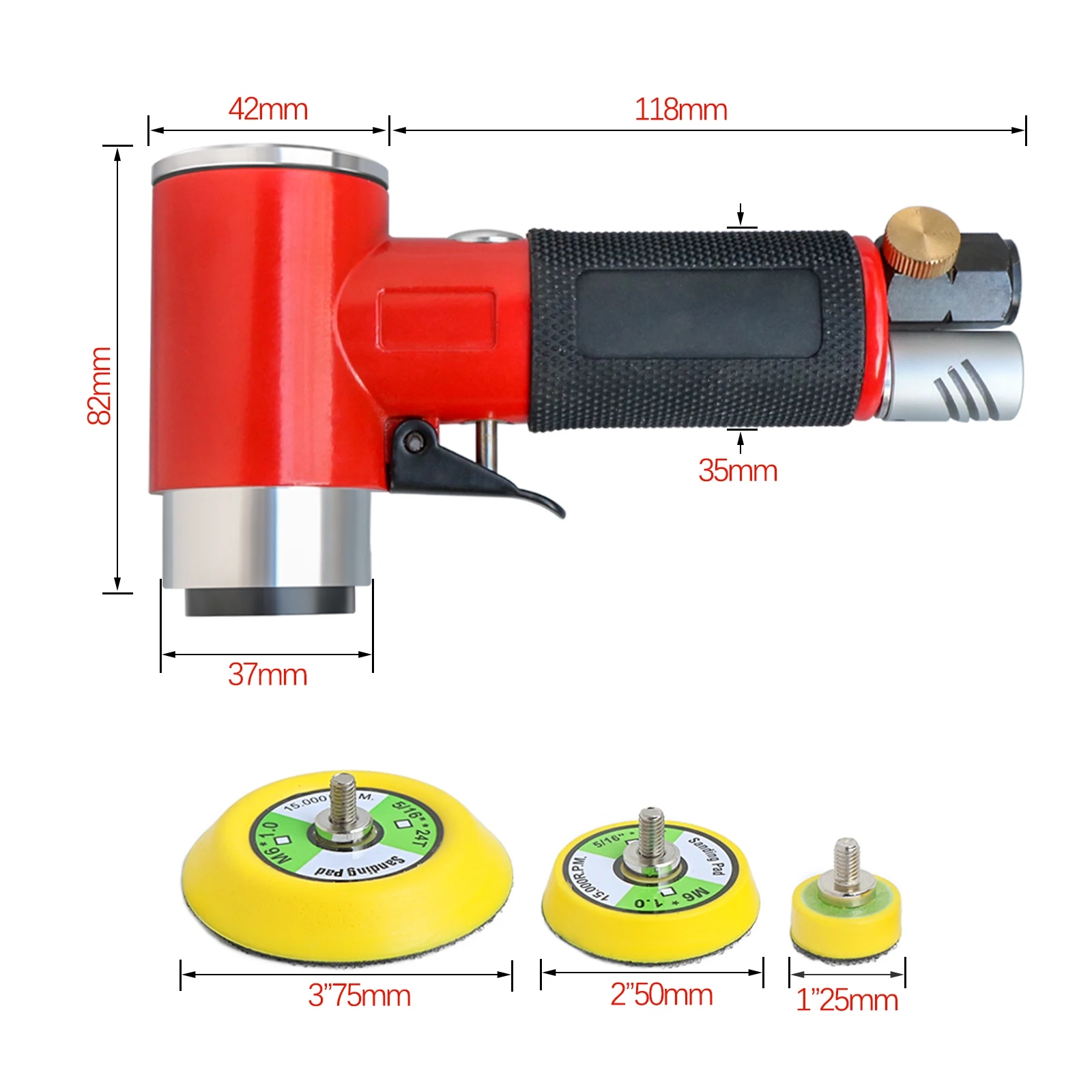 Orbit Air Sander Mini Pneumatic 1\