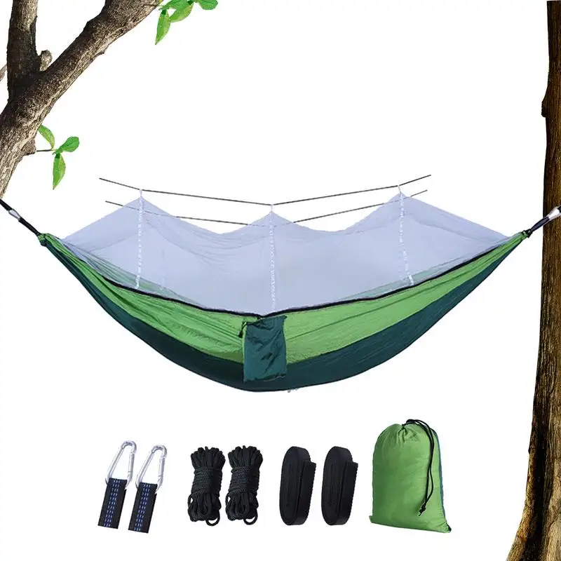 

Fly Net Hammock Easy Set Up Portable Camping Gear For Travel Easy Set Up Travel-Friendly Breathable Camping Gear Heavy-Duty