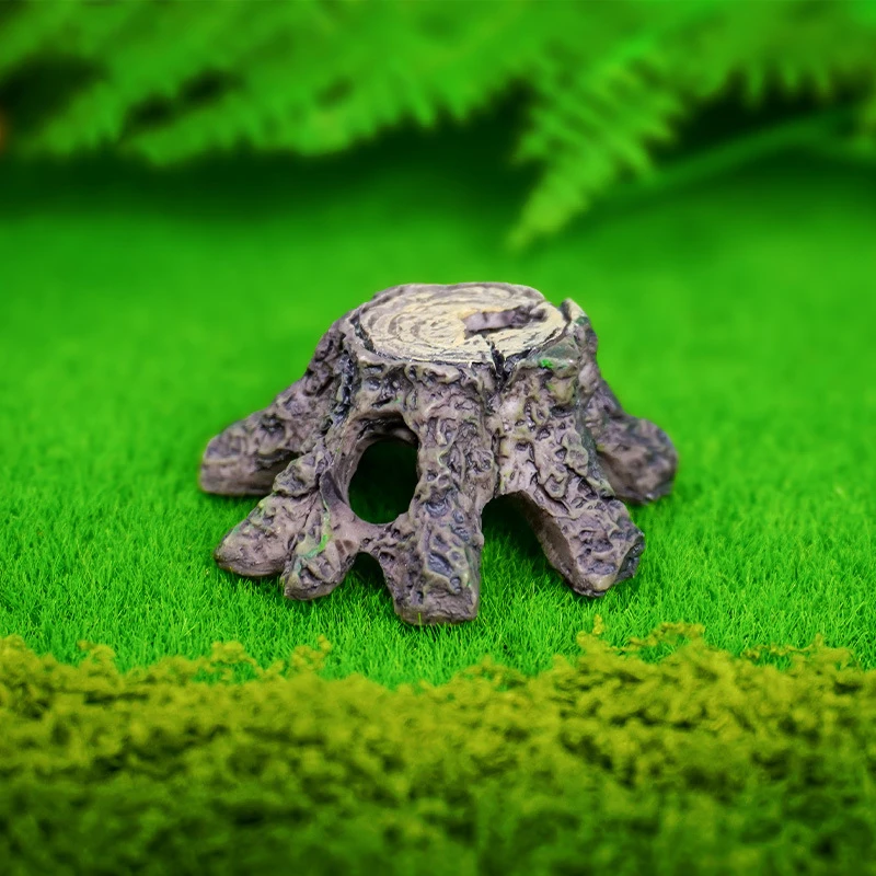 Reptiles Enthusiasts Gears Pet Habitat Accessory Fish Hide Cave Reptiles Basking Hide Habitat