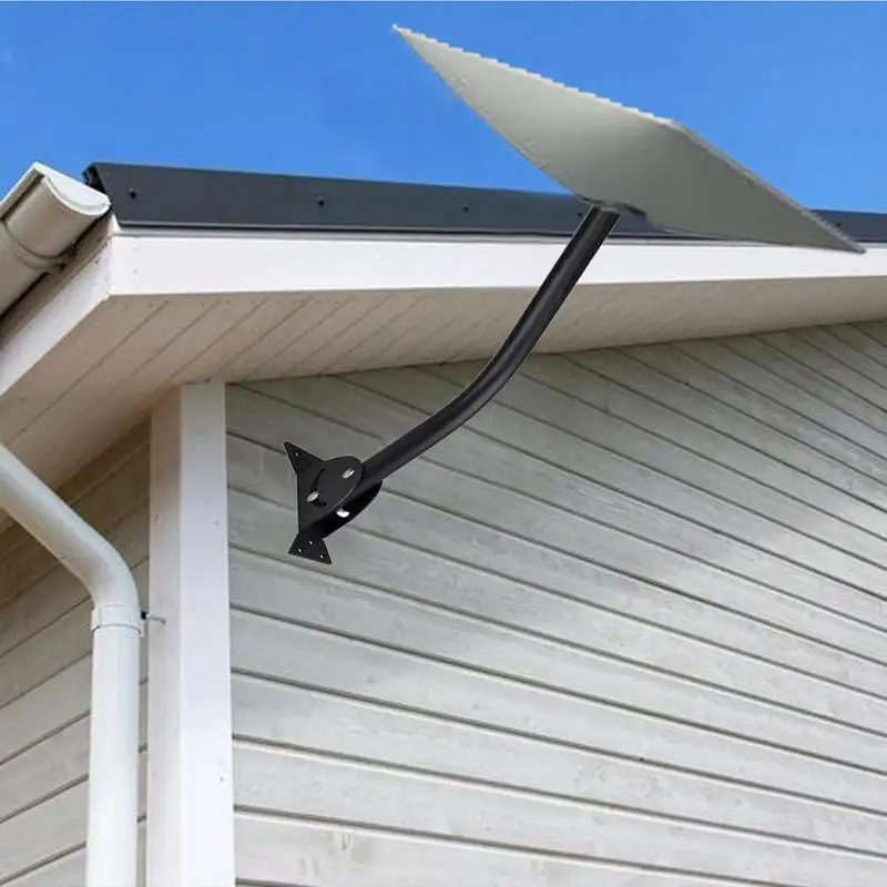 지붕 안테나 브래킷, 스테인리스 스틸 지붕 안테나 장착 폴, 설치 용이, 벽 처마 또는 지붕용