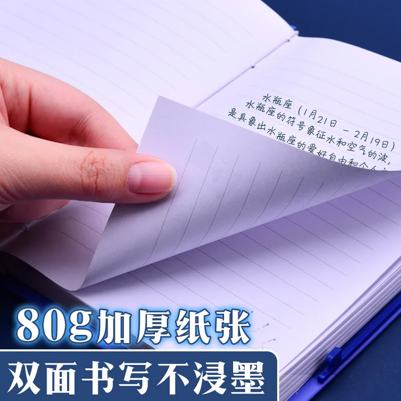 Zodiac Code Notebook with Lock Diary Student Award Stationery Supplies Small Birthday Gift Fantasy Book