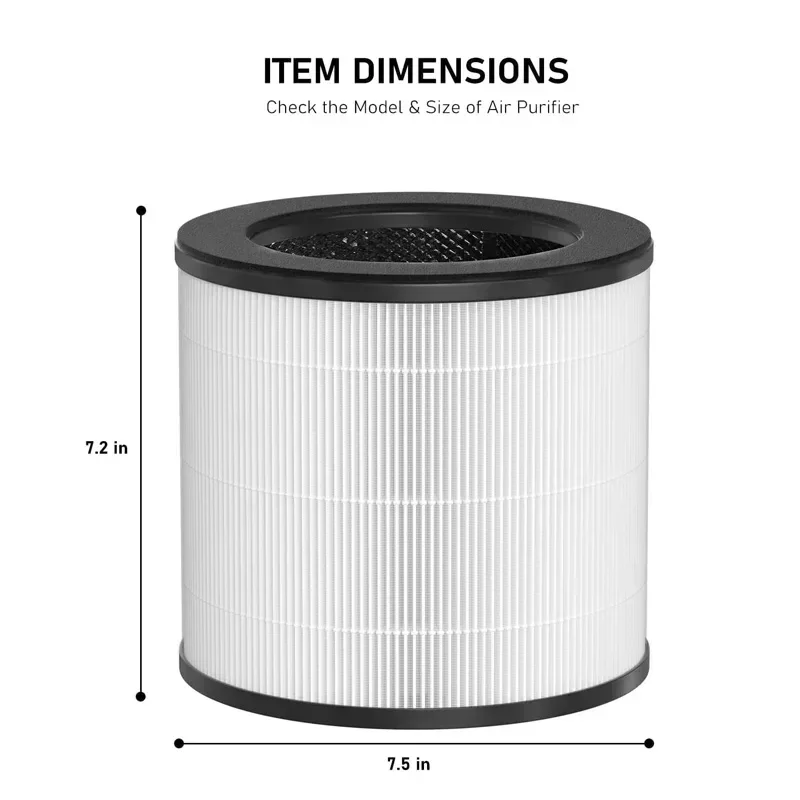 HEPA Filter Replacement Compatible with Okaysou Cayman 608/320 Air Purifiers