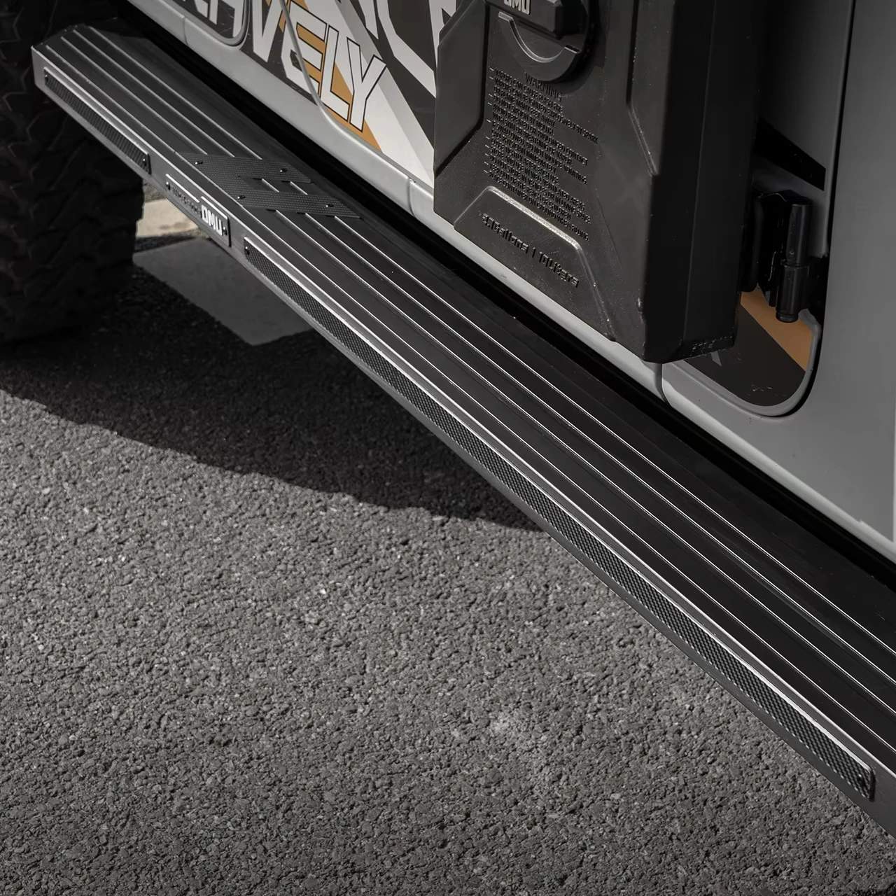 

OMU Genesis Series Black Aluminum Side Step For Jeep Wrangler JL 4 Doors Running Roard Nerf Bar Accessories From Maiker