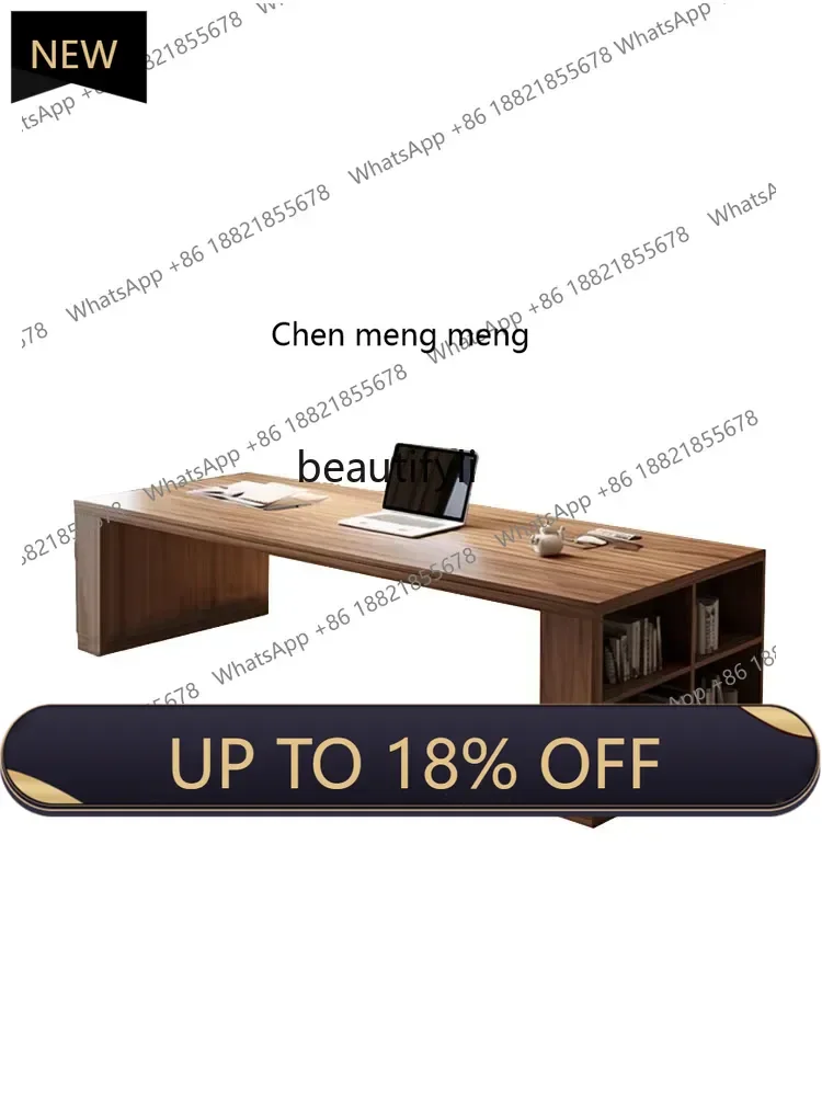 

P178 North America Black Walnut Home Bedroom Study Desk Work Large Board Desk