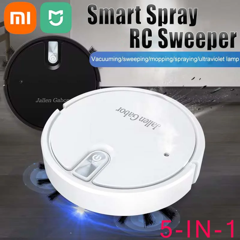 

Xiaomi Mijia 5-в-1 беспроводной умный RC подметальный робот многофункциональный бесшумный вакуумный увлажняющий бытовой прибор