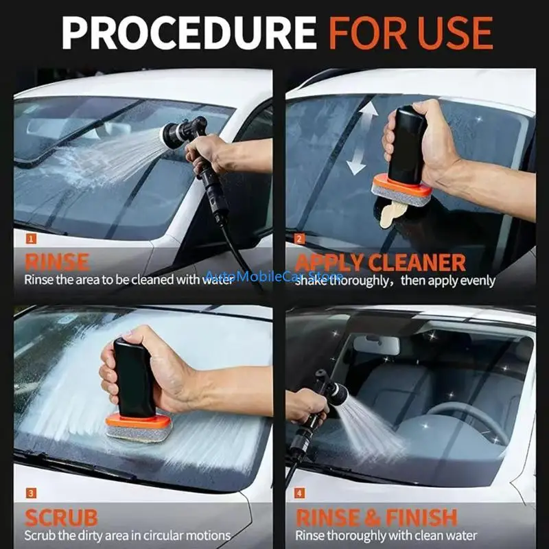 G8TE Effective Windshield Cleaning Brush for Clear Visibility Reducing Water Droplets and Increasing Safety During Commute
