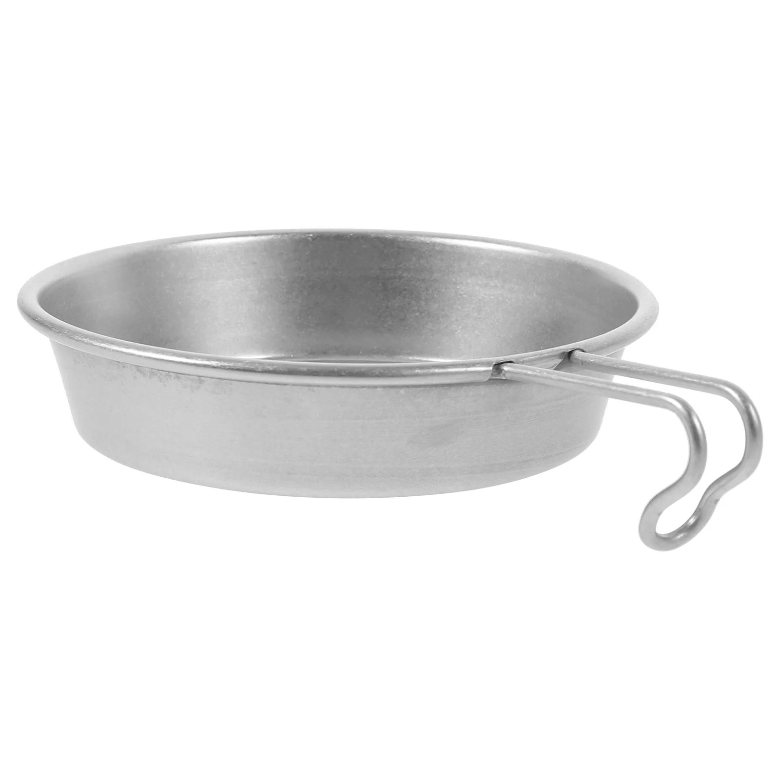 

Camping Bowl with Handle Stainless Steel Portable Outdoor Dining Bowl for Breakfast Lunch Dinner Camping Cooking Equipment