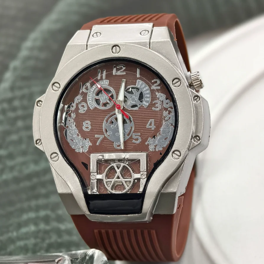 New Fashion Man Militray Sports Silicone Watch Men Business Wrist Watches Male High Quality Clock Students Quartz Watches Gifts