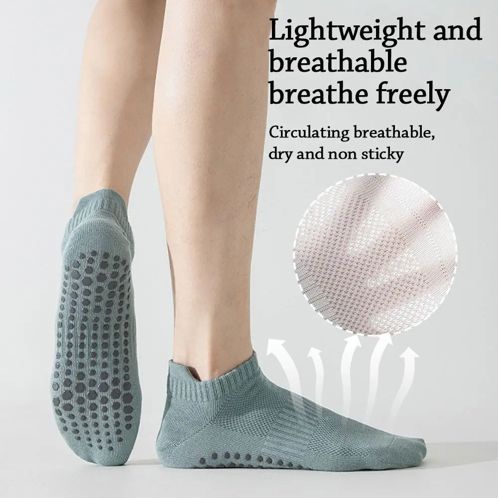 

Casual Cotton Pilates Socks Elastic Non-Slip Yoga Socks Harajuku Street Breathable Sport Socks Men
