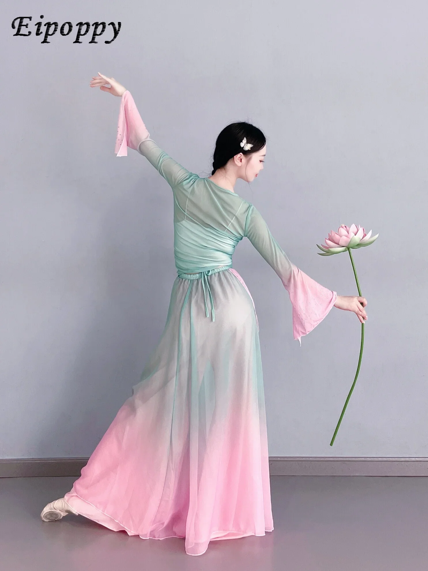 중국 무용 공연 코스튬 세트