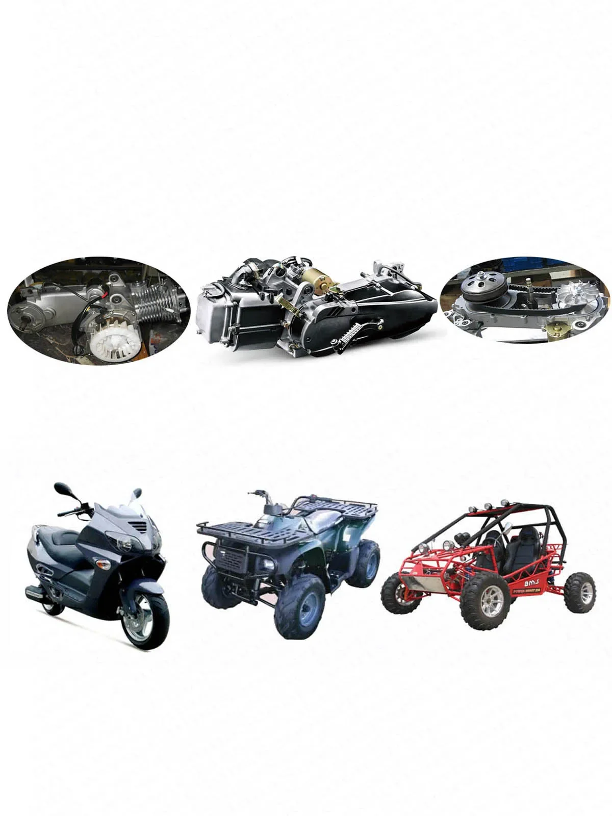 Wydajność wyścigowa GY6 125CC 150CC 1000N 1500N 2000N sprężyna momentu obrotowego sprzęgła dla 152QMI 157QMJ skuter motorower ATV — zdjęcie 2
