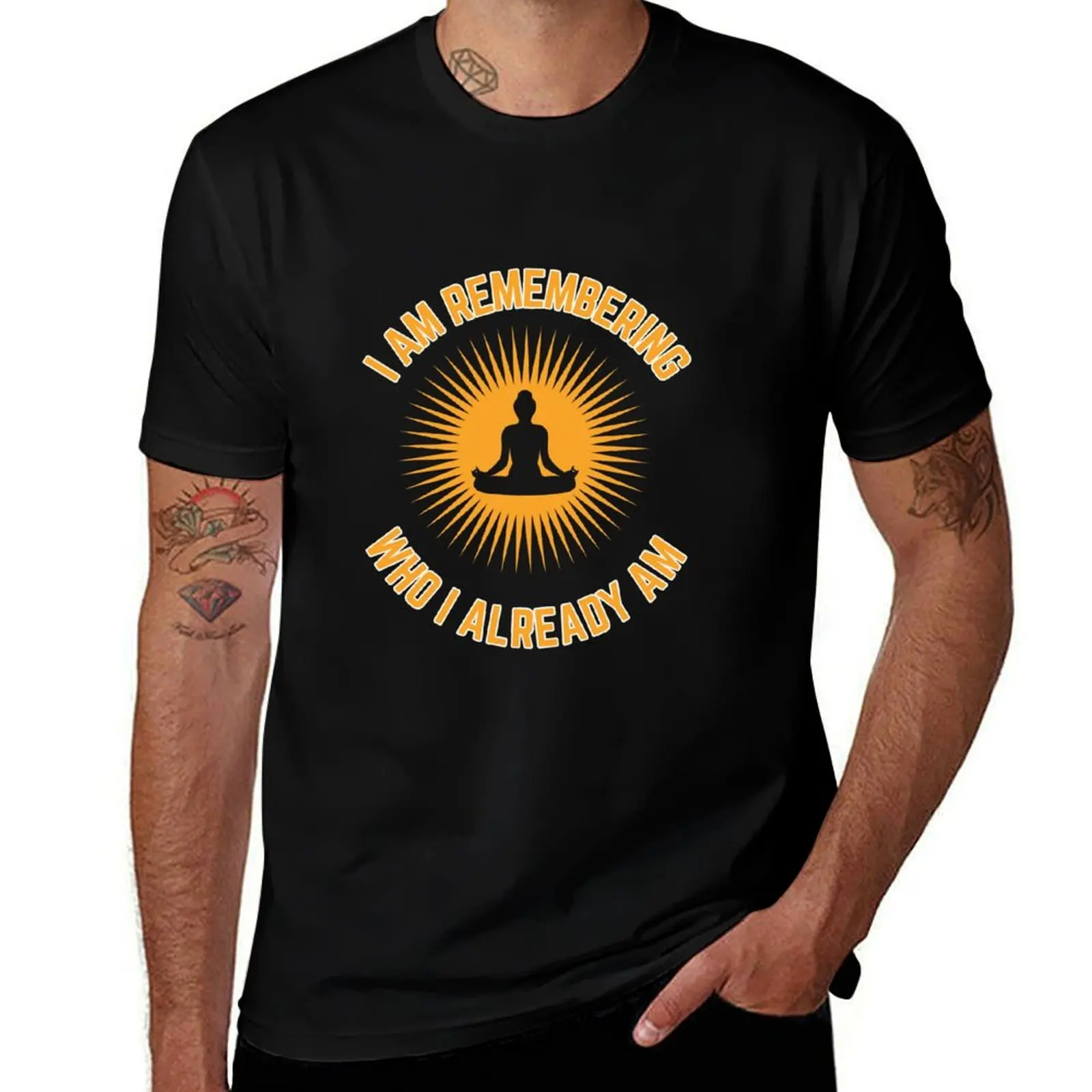 I Am Remembering Who I Already Am T-Shirt Relaxed Fit Casual Short Sleeve Top T-Shirt