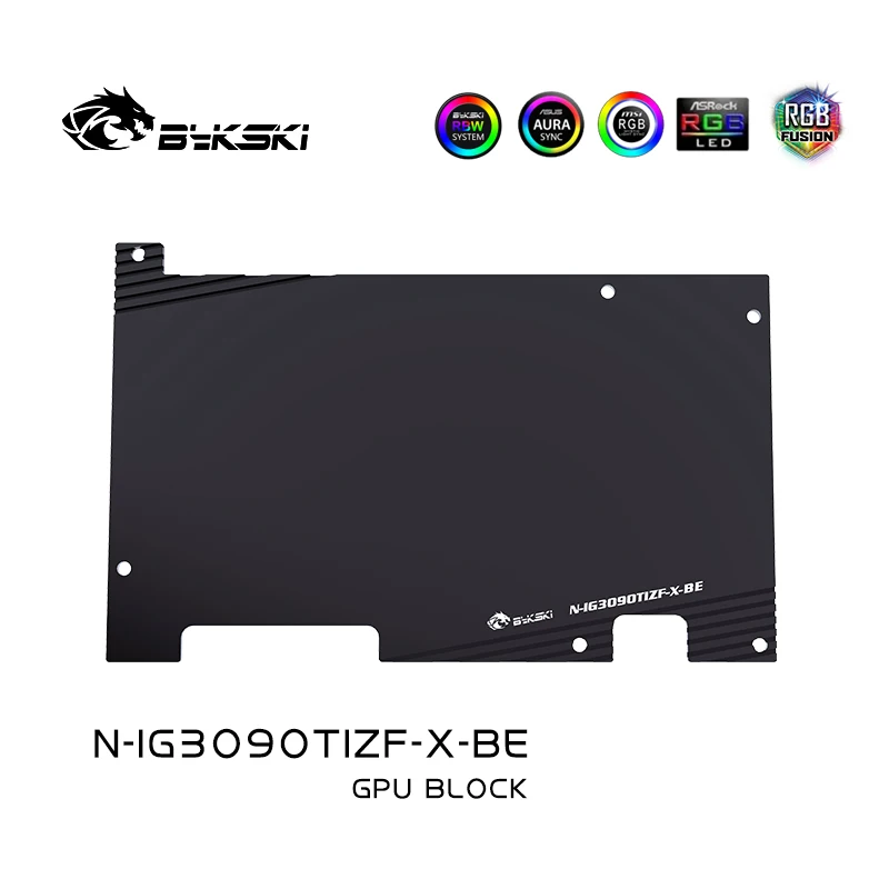 Bykski kartu grafis pendingin cair untuk iGame Geforce RTX 3090Ti 24G A-RGB VGA pendingin air N-IG3090TIZF-X Heatsink