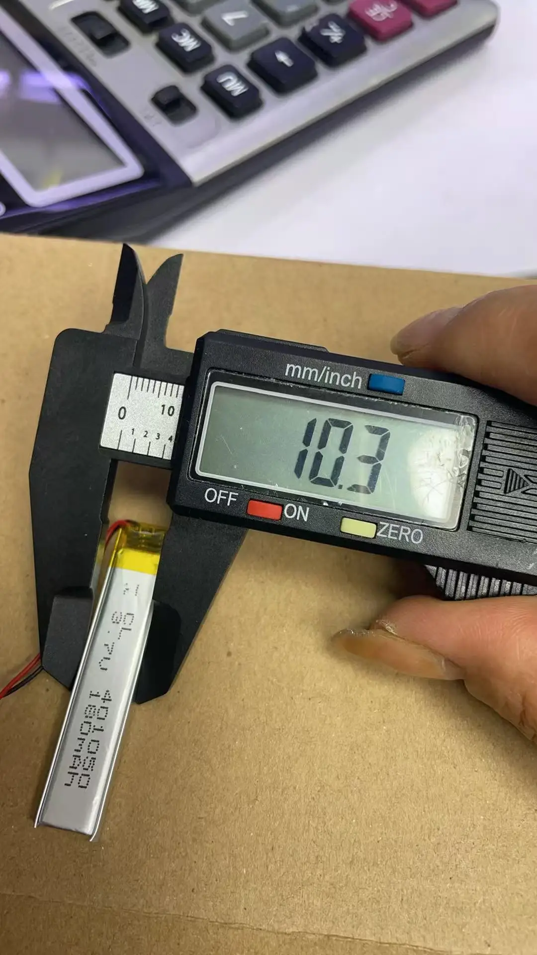 buy more will cheap 270MAH polymer battery 401050 watch sound pickup beauty eye recording 3.8V battery cell