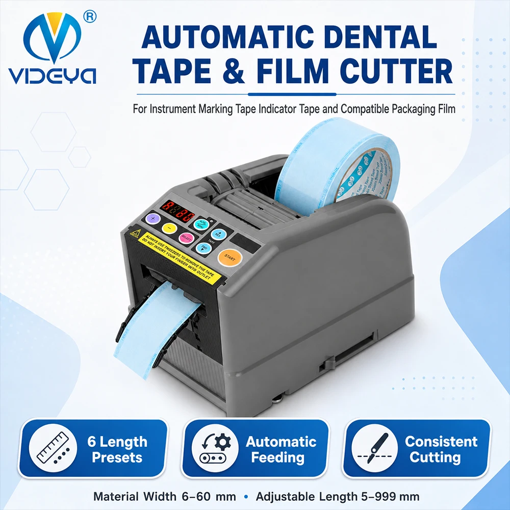 Electric Reel - Otomatik Diş Sterilizasyonu Rulo Kesici 6mm