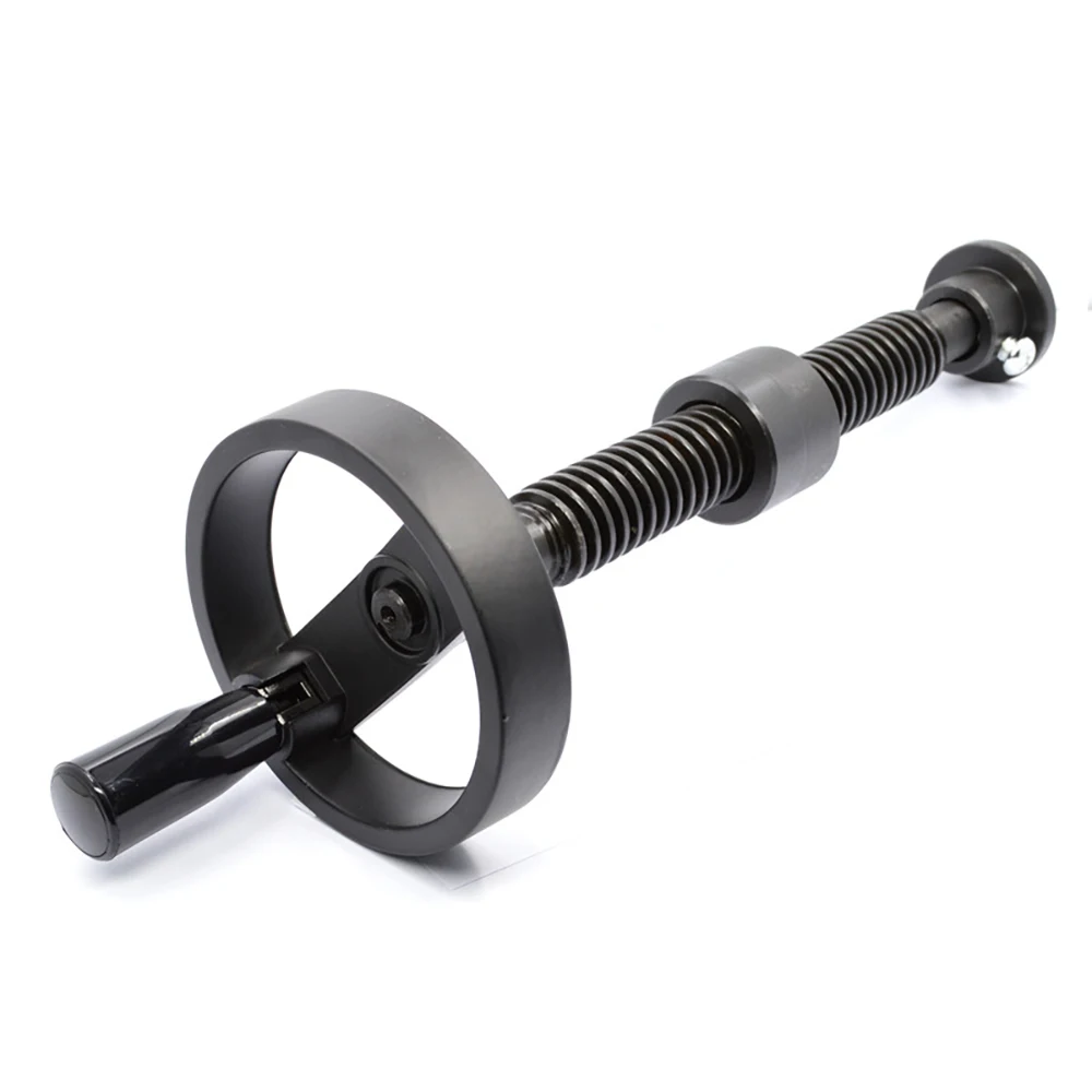 1Set Trapezoidal Lead Screw Set with Handwheel T22 L=220-450 Manual Screw Fixture Woodwork Machinery Transmission Fixture