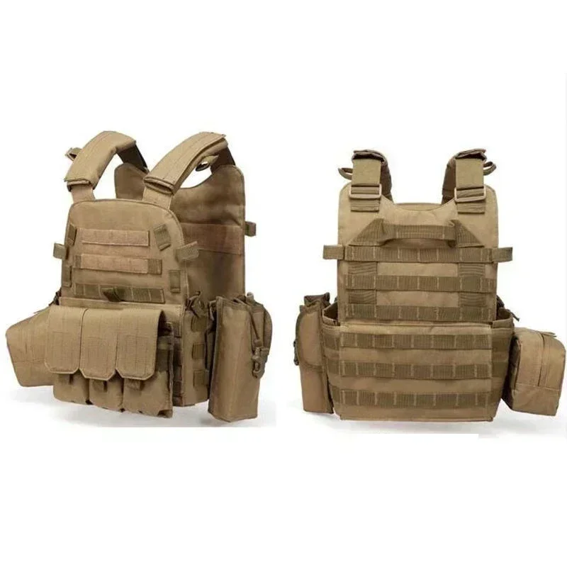 Nylon Gear Tactical Vest Body Armor Hunting Carrier Airsoft Accessories 6094 Pouch Combat Camo Vest tactical vest