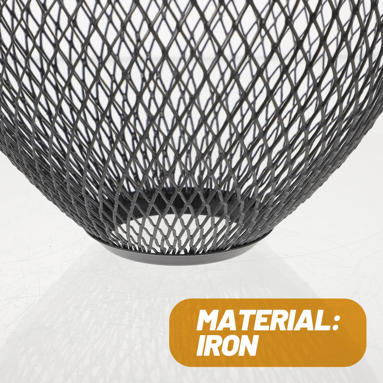 

Iron Wire Mesh Water Drop Pendant Lamp Shade Hollow Out Light Cover Mesh Light Bulb Cage Guard Vintage Ceiling Lampshade