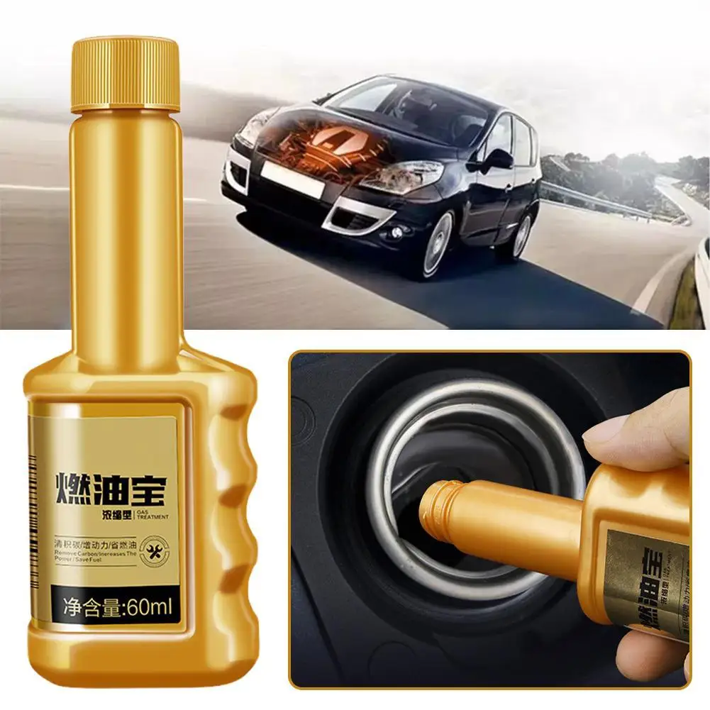 Limpiador de inyectores de gasolina y combustible de 60ml, limpiador para sistema de combustible de coche, protector de aceite diésel, aditivo para restaurar el aditivo limpiador de combustible