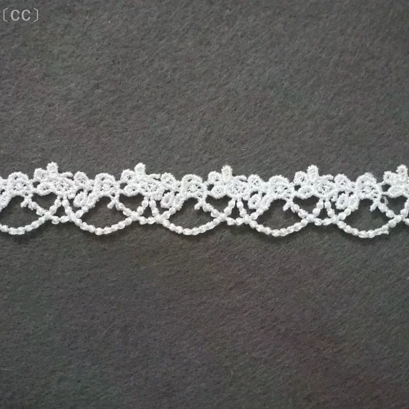 〔CC〕Shiny Lace Ribbon Applique Delicate Lace Trimming for DIY Sewing Clothes Bag Gift Packaging Home Decor Projects〔88〕