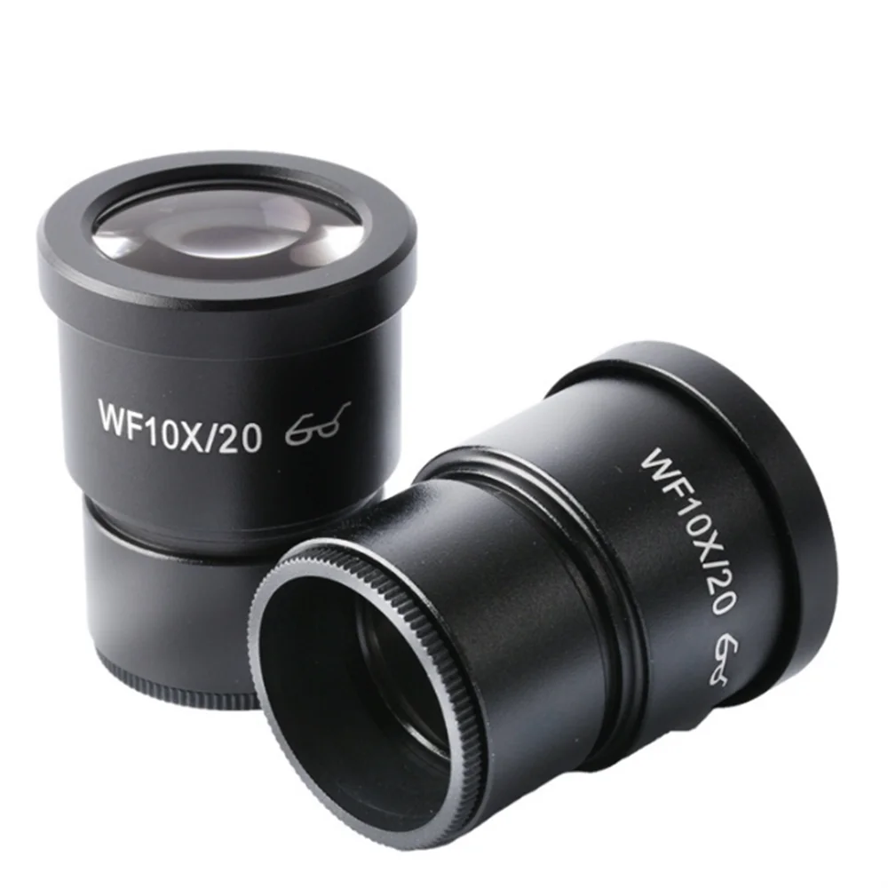 Microscópio estéreo agnicy grande-ângulo ocular grande campo de visão ponto de olho alto 10 vezes wf10x/22 interface 30mm 30.5mm