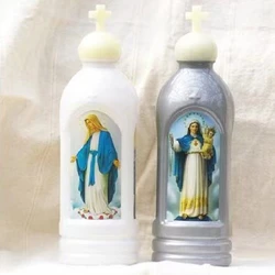 Luminous Christian Catholic holy water bottle holy water cup