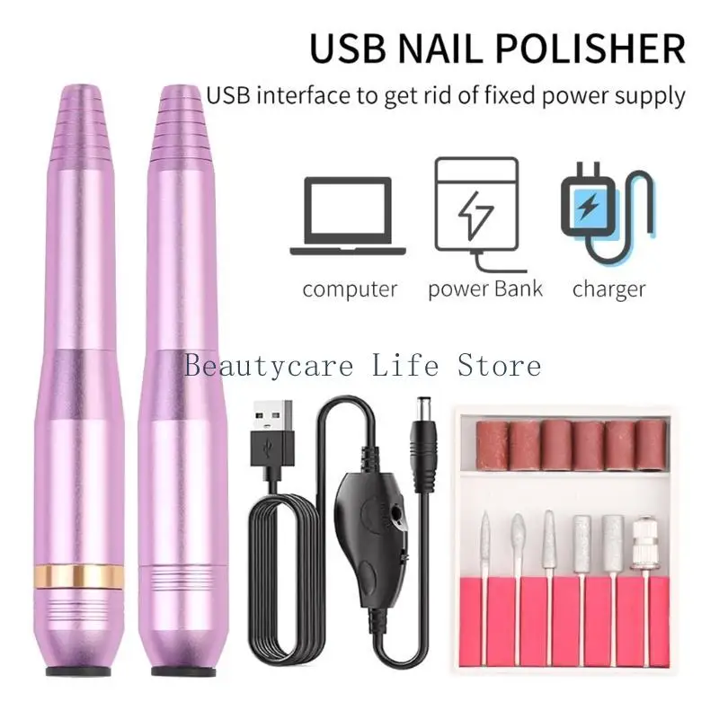 652c elektrische nagelboormachine voor manicure freesgrapset voor gelpolijst nagelboorpen salon nagelapparatuur