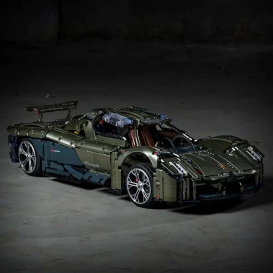 X Sports Car Building Kit1:8 Scale Model Sports Technic Car Adult Collectible Model Kits to Build Scale Model Gift for Adults H