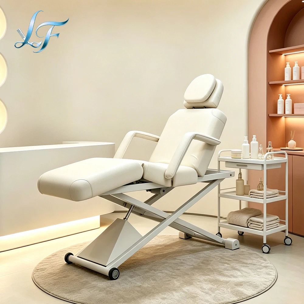 Adjustable Lifting Massage Table Bed For Injection Physiotherapy Suitable For Professional Beauty Salon Furniture