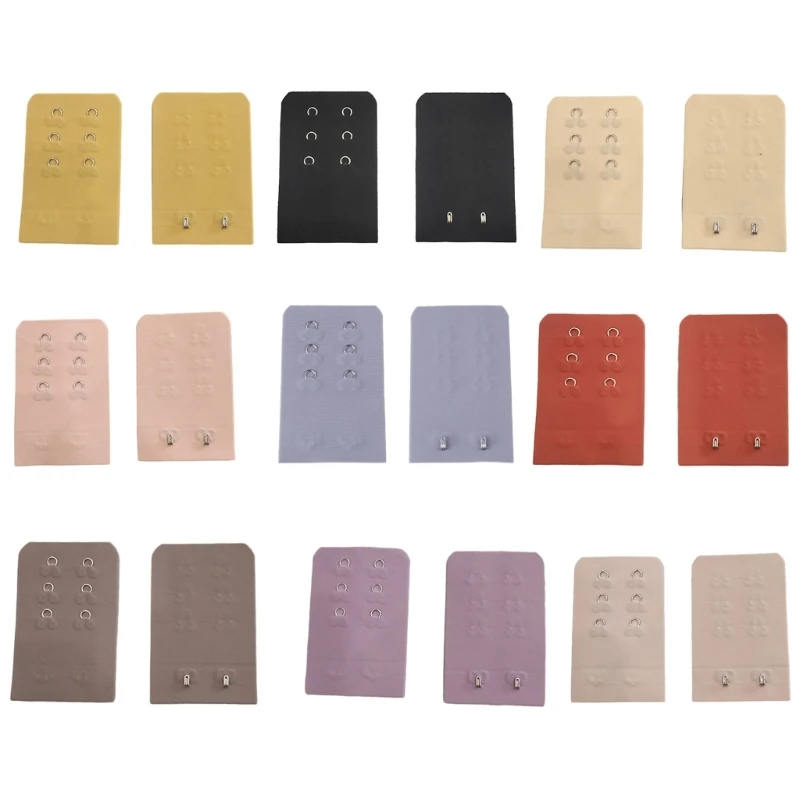 2 Hook Bra Extender for Womens Elastic Bra Extension Strap Hook Clip Expander