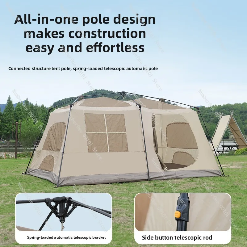Roof tent | Automatic folding portable rain tent, outdoor outing camping equipment