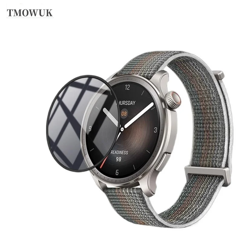For Amazfit Balance Anti - Scratch Protective Film HD Soft For Curved Screen