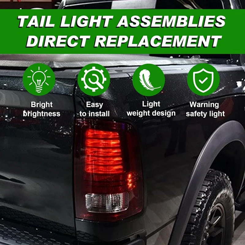 68093080AB Tail Light For Dodge Ram 1500 2500 2013-2018 3500 2014-2018 Rear Tail Light Rear Brake Tail Light Parts Accessories