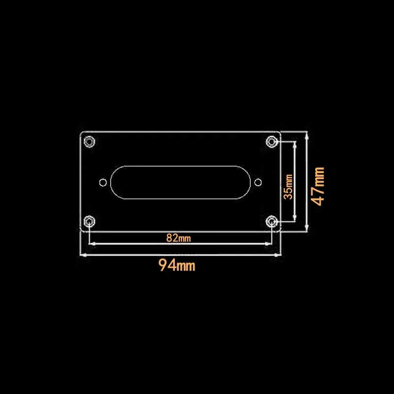 Multipurpose Guitar Parts CONVERSION PICKUP MOUNTING RING - Humbucker Telecaster Neck parts