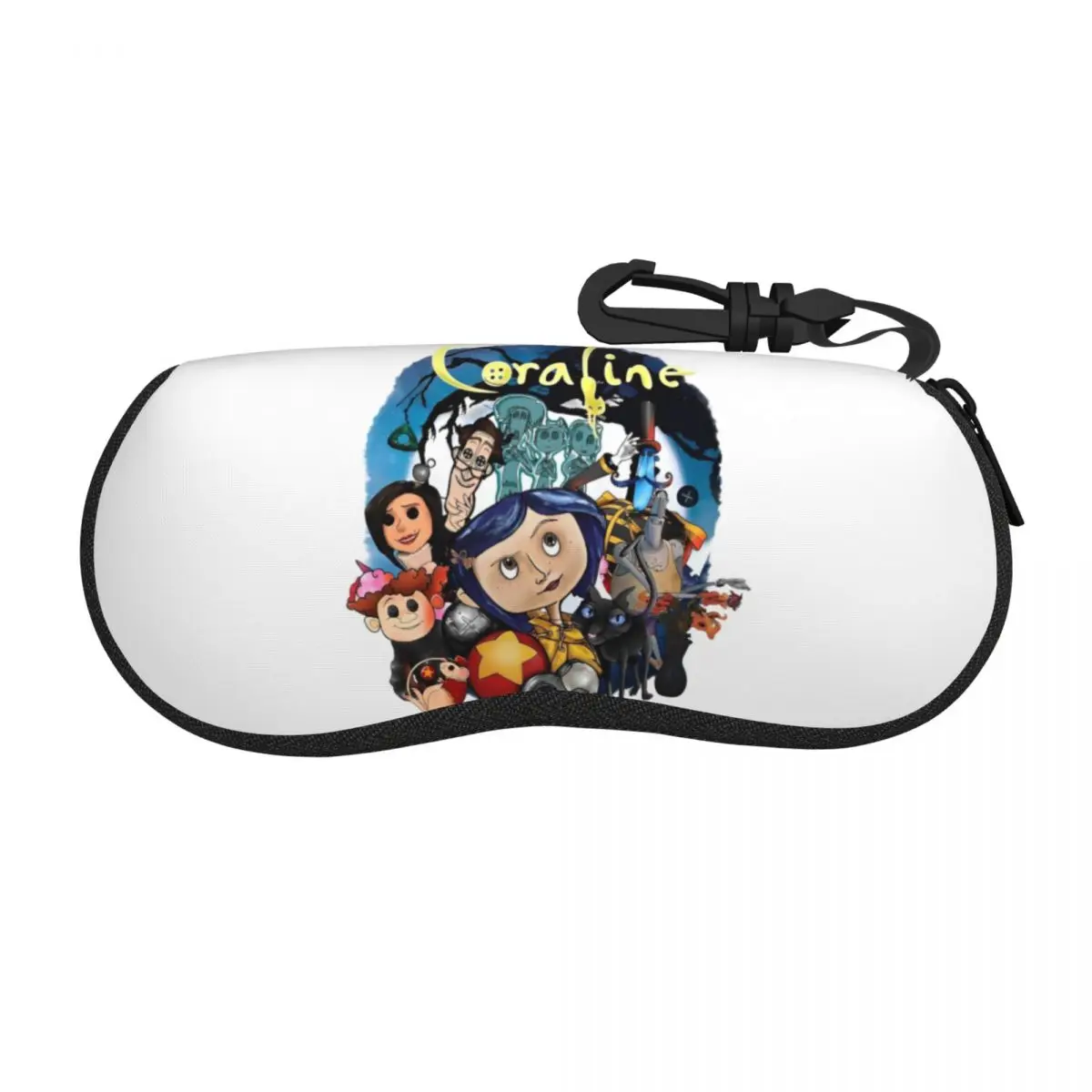 

Custom Halloween Horror Animation Movie Coraline Glasses Case Portable Shell Eyeglasses Case Sunglasses Box