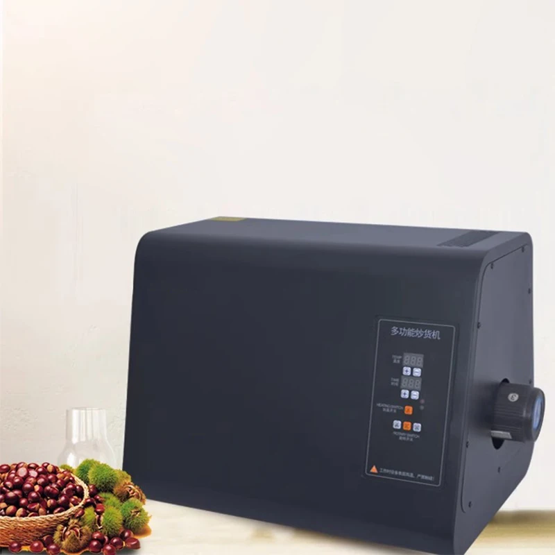 220V Electric Chestnut Roasting Machine Nuts Coffee Bean Roaster Machine Grains Dryer Machine Cocoa Beans Roasting Machine