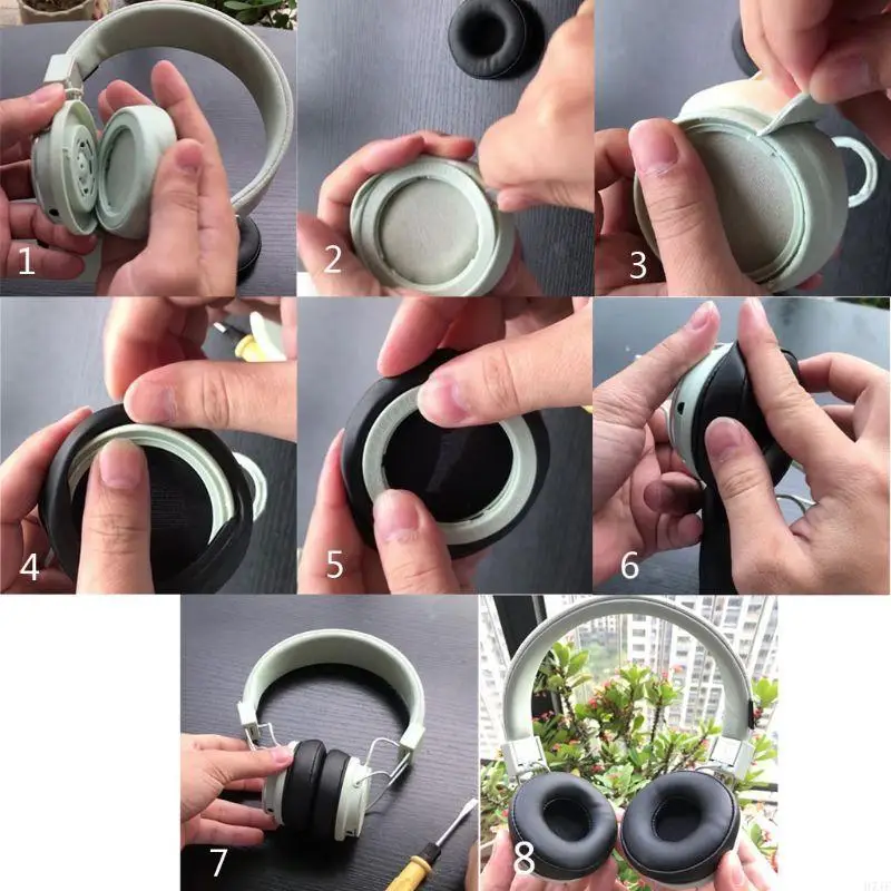 H7JF交換用イヤーパッド都市のクッションPlattan Adv Zinkenヘッドフォン