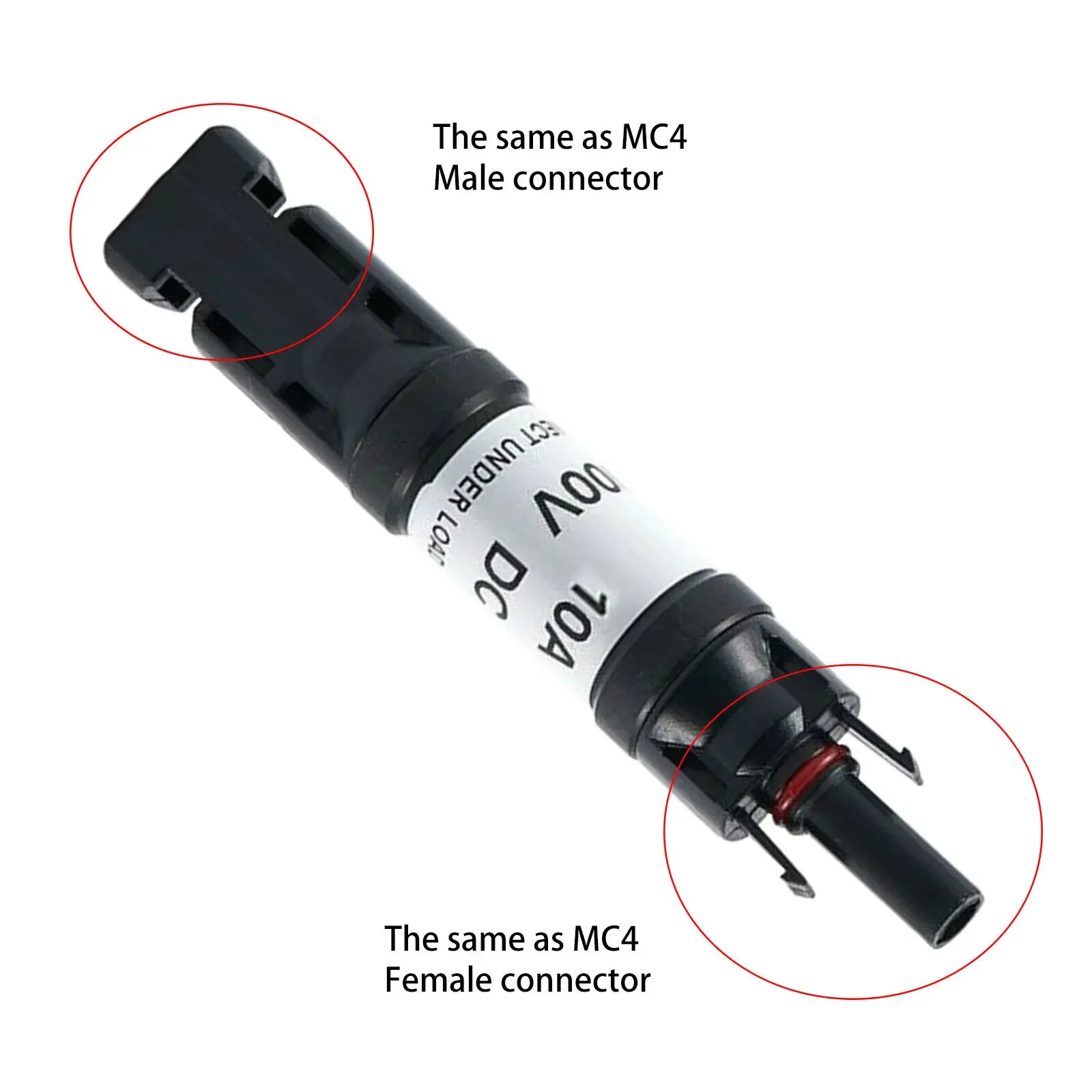 3Pcs Solar Panel Diode Connector Built In 10A 15A 20A 30A For PV System Compatible With MC4 Solar Cable Parallel Connection Anti