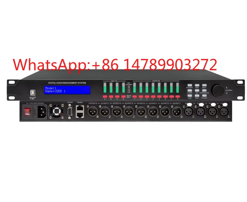 

Stage Audio Feedback Eliminator DSP Processor Live Anti-Howling Professional Equipment